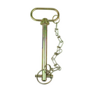 Towing Hitch Pin with Lynch Pin & Chain - 5/8" x 6" (16mm x 152mm)