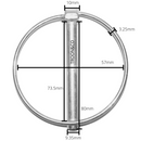 10mm x 75mm Lynch Pin
