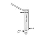 CAT 1 (19mm) Tractor Double Shear Top Link Pin - 118mm Usable Pin