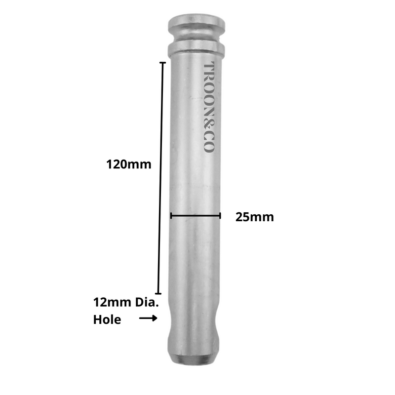 Top Link Pin CAT 2 (25mm) - Useable Length 120mm - Tractor Linkage