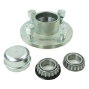 100mm PCD Trailer Wheel Hubs to fit 1" Sub Axle - Includes Bearing & Hub Cap