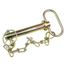Towing Hitch Pin with Lynch Pin & Chain - 3/4" x 3-7/8" (19mm x 98mm)