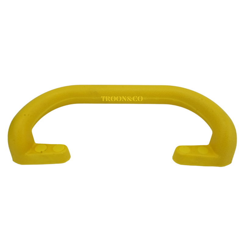 Large 296mm Yellow Steel Core Moulded Grab Handle
