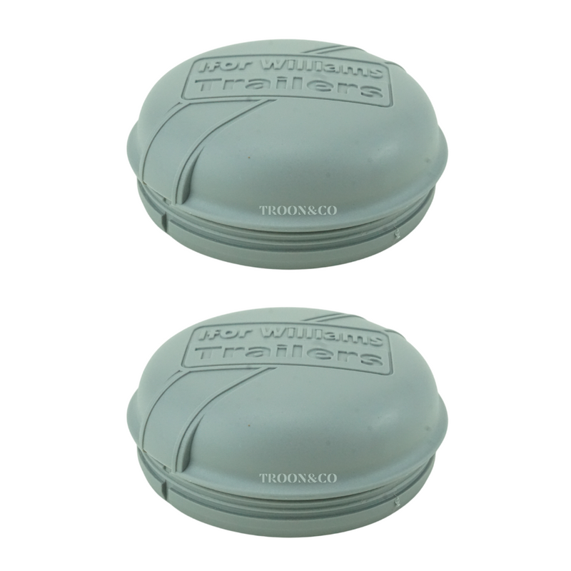 2 x Genuine 76mm Ifor Williams Hub Grease Caps -Trailers - P1258