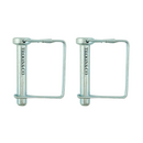 2 x Square Shaft Locking PTO Pin - 11mm x 54mm - Tractors / Trailers / Truck