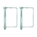 2 x Square Shaft Locking PTO Pin - 11mm x 90mm - Tractors / Trailers / Truck