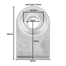 CAT 2 Lower Link Tractor Weld On Arm Ends