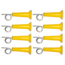 8 x Pigtail Electric Fencing Insulators