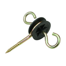 10 x Screw Gate Anchor Insulators for Electric Fencing
