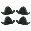 4 x Rubber Bump Stop Single Twin Parabolic Leaf Springs for Ifor Williams Trailers