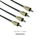 Knott Long Life Brake Cables for Ifor Williams Twin Axle Trailers - LM146G / HB401 / TT85G