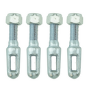 4 x M12 Slotted Tailboard Lug for Flat Cotter Pin - Trailer / Truck / Tipper