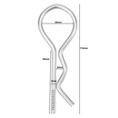 2 x 5mm Heavy Duty R-Clips