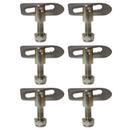 Stainless Steel M8 x 20mm Antiluce Droplock Fastener