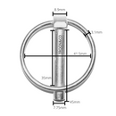 8mm Lynch Pin & Plastic Coated Wire