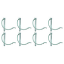 8 x 8mm Pipe Retaining Pin / Snap D Clip - Trailer / Tractor / Truck / Horsebox