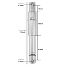 Tractor Stepped Top Link Pin - Cat 1 / Cat 2 - PZ Haybob Pin