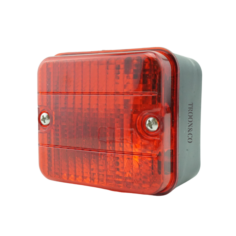 12v AJBA Red Rear Fog Light -Universal Trailer / Horsebox / Lighting Board