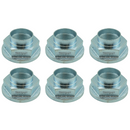 6 x Ifor Williams M30 'One Shot' Hub Stake Nut with Flange - Post 1993