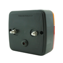 AJBA Rear Square Trailer Light - 4 functions (Stop-Tail-Indicator-Number Plate)