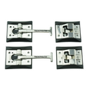 2 x Door Retainers 93mm Sprung Stainless Steel - Horseboxes / Trailer / Truck / Gate