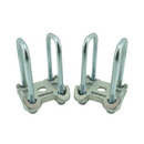 4 x U Bolts & 2 x Base Plates for Ifor Williams Trailers - Leaf Springs
