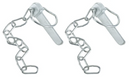 Flat Cotter Pin with Snap Ring & Chain