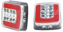 Lamp Trailer Rear LED Pair in BPack GLO TRAC